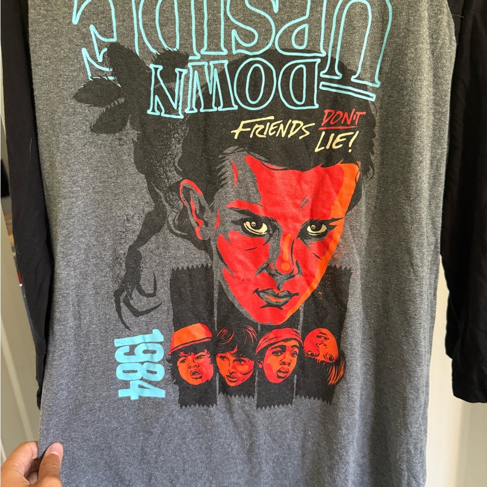 Stranger Things Graphic Raglan Tee - Picture 2 of 4